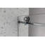 48 po x 76 po sans cadre, une porte de douche fixe et une porte décalée, grandes poulies 70 SM 304 SUS avec fonction de fermeture en douceur réglable, nettoyage facile et sécurité anti-déflagrante-115200631