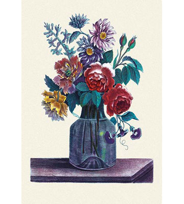 Vase de fleurs, reproduction d’art