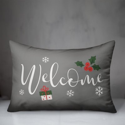  Welcome Rectangular Lumbar Cushion