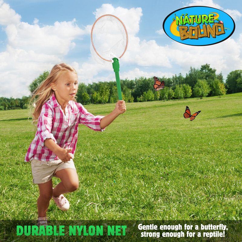 Nature liée: filet à insectes - attrape-insectes et bestioles, filet en nylon flottant, poignée amovible, papillons-insectes-grenouilles, jouet d’exploration en plein air, enfants de 3 ans et plus
