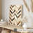 Abstract Chevron Pattern II Retro Unframed Art Print