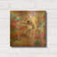 « Graffiti Ballerina 2 » de Marta Wiley, tableau mural en métal doré, 30,5 x 30,5 cm-1260022052