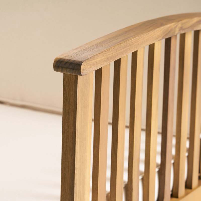 2 chaises d'extérieur en bois avec assise profonde et larges fentes de rembourrage, rembourrage intérieur du coussin imperméable