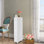 Armoire de rangement étroite pour salle de bain 5 niveaux