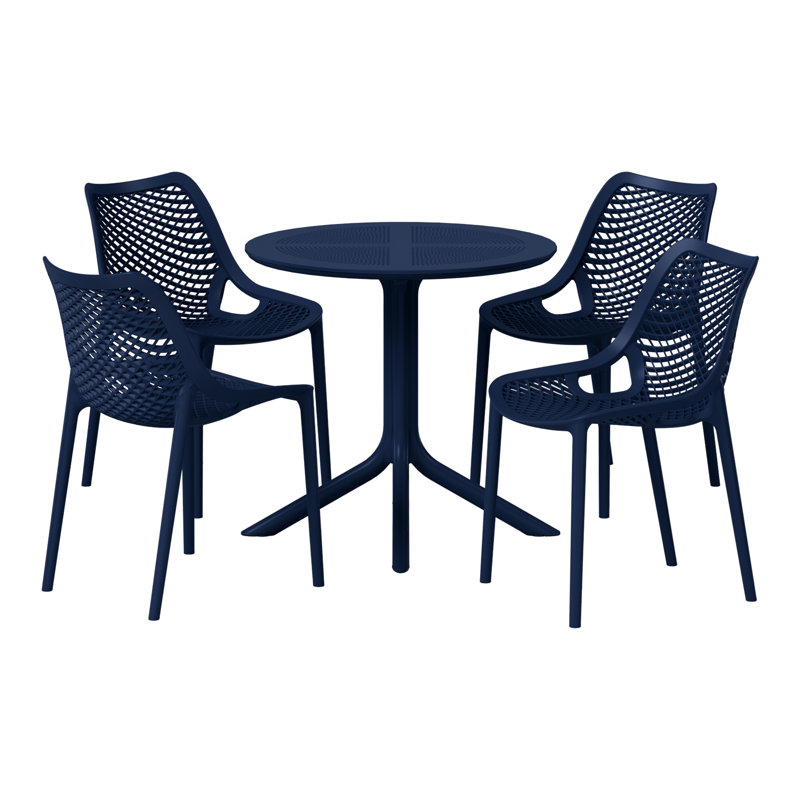 Ensemble repas extérieur pour 4 personnes, Marine