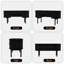 Bureau d'ordinateur avec rangement-401780495