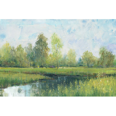 «Tranquil Park I», peinture sur toile