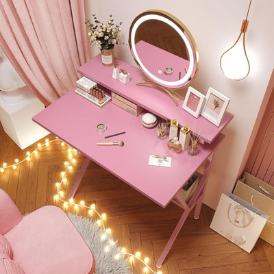 MDF Steel Computer Desk