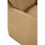 Chaise pivotante en cuir Madeline