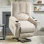 Babsi 91 cm Wide Fabric Lift Assist Recliner with Massager and Heated Cushion-1461156205