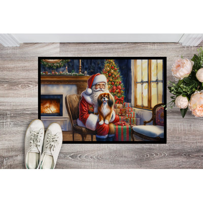 Paillasson tibétain et père Noël