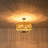 4 - Light Dimmable Drum Chandelier
