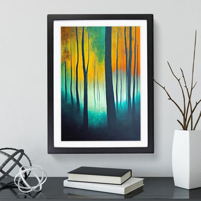 Vibrant Forest No.4 - Wall Art