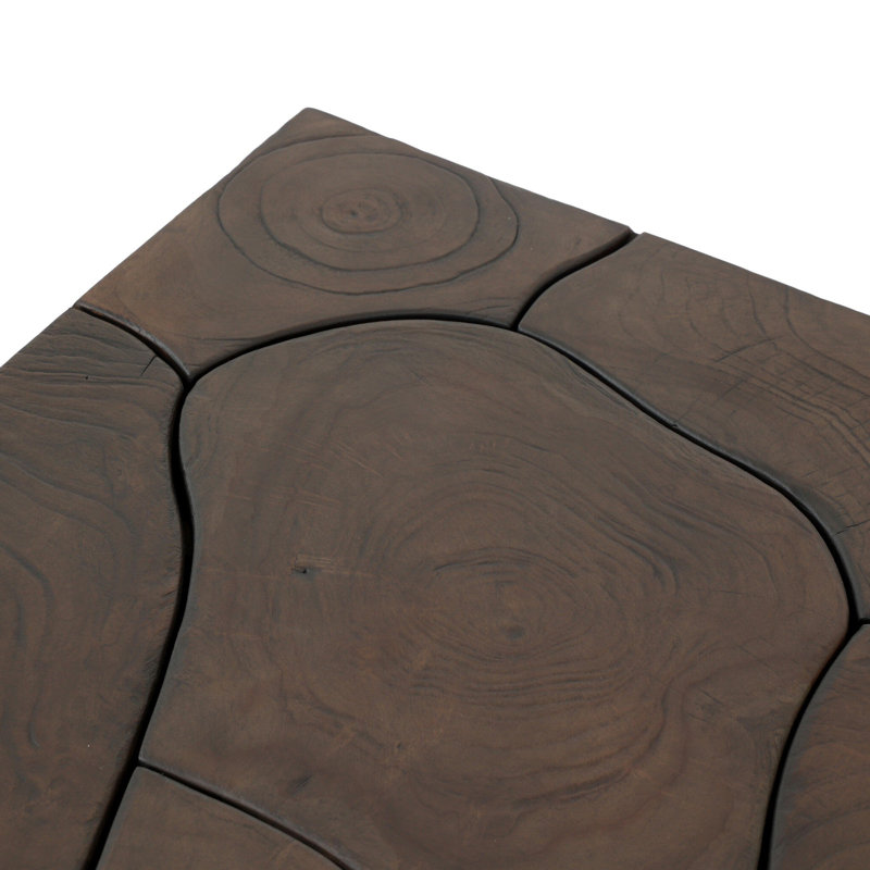 Outdoor Square Teak Side Table