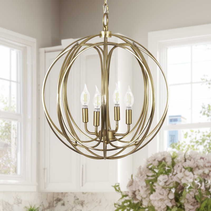 Pasquale 4 - Light Globe Chandelier