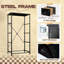 Commode de rangement verticale 4 tiroirs Baroque