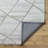 Rectangle Roze Geometric Hand Tufted Polyester Area Rug in Light Gray-1462764832
