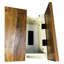 Table de chevet Style avec fonction de chargement - Armoire à tiroirs et porte de grange spacieuse brun + blanc, style, blanc, construction