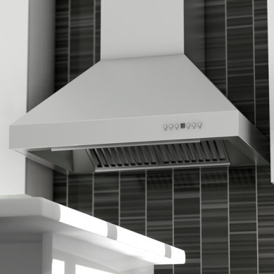 36" 700 CFM Ducted Island Range Hood in Stainless Steel, 48" W