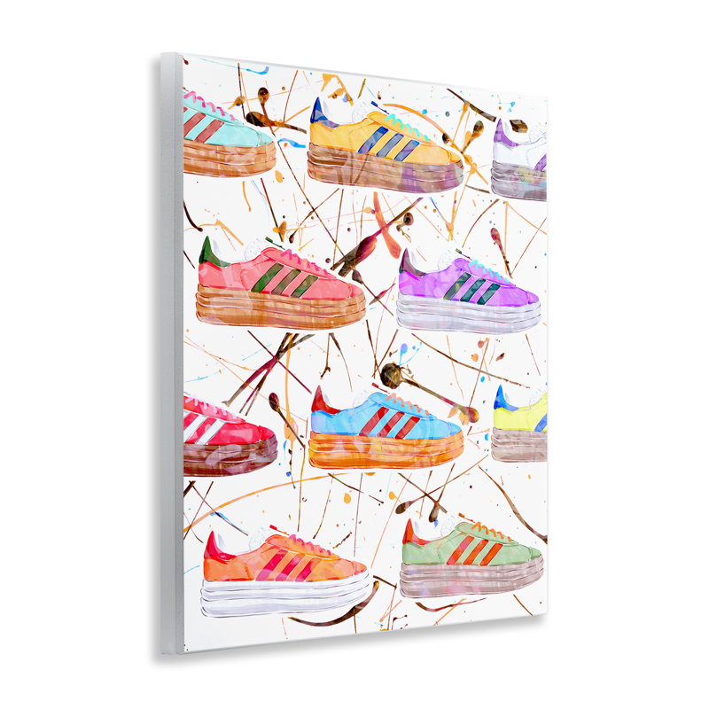 "Abstract Splatter Sneakers" par Ziwei Li