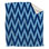 Blue Zigzag Pattern Blankets