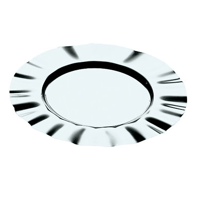 Sole Charger Plate - 12 Pieces - Stainless Steel