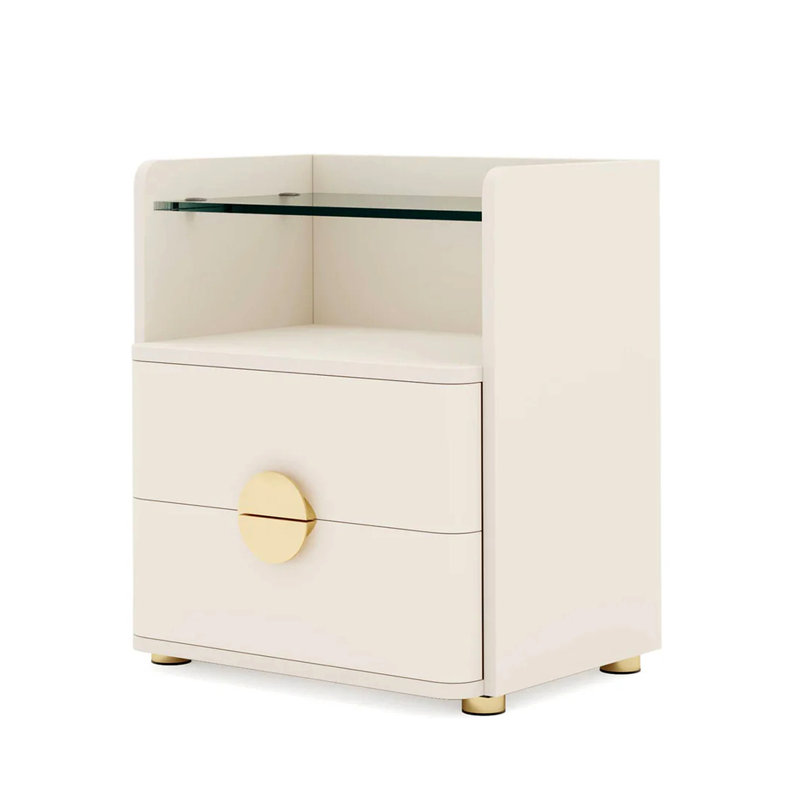 Bedside Table, Storage Nightstand for Bedroom