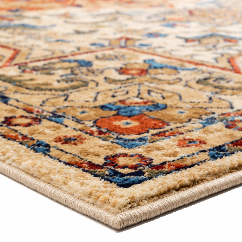 Tapis oriental ivoire Adagio, Rectangle 8 pi x 10 pi