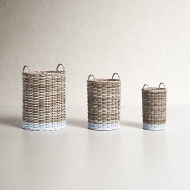 Rattan Lidded Laundry Bin – McGee & Co.