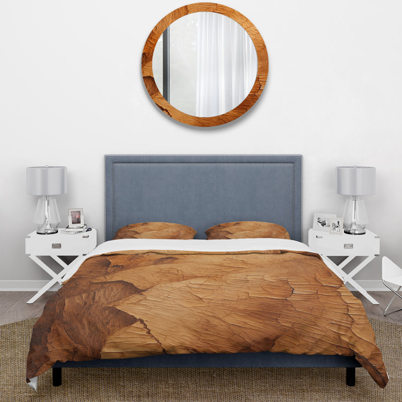 Ensemble de housse de couette Brown Tree Bark Essence 1 - Tree, Housse de couette pour grand lit