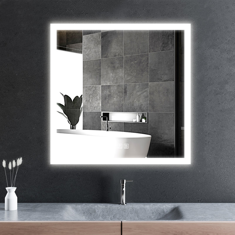 Naliyah Flat Wall Mirror, 30" x 30"