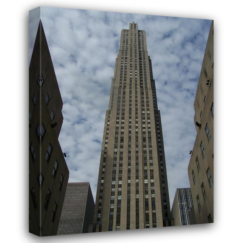 New York City Rockefeller Center, H 18 po x l 14 po