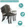 Round 2 - Person Bistro Set with Cushions