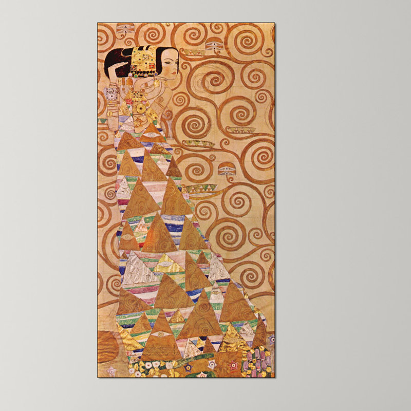 Gustav Klimt - Wrapped Canvas Painting, 100cm H x 50cm W x 1.8cm D