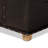 Janna Rustic Transitional Faux Leather Upholstered and Wood Storage Ottoman