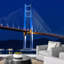 Neon Light Golden Gate Bridge, paysage urbain, photographie de points de vue, peintures murales-93997262