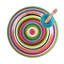 Plateau rond 15,5 po French Bull