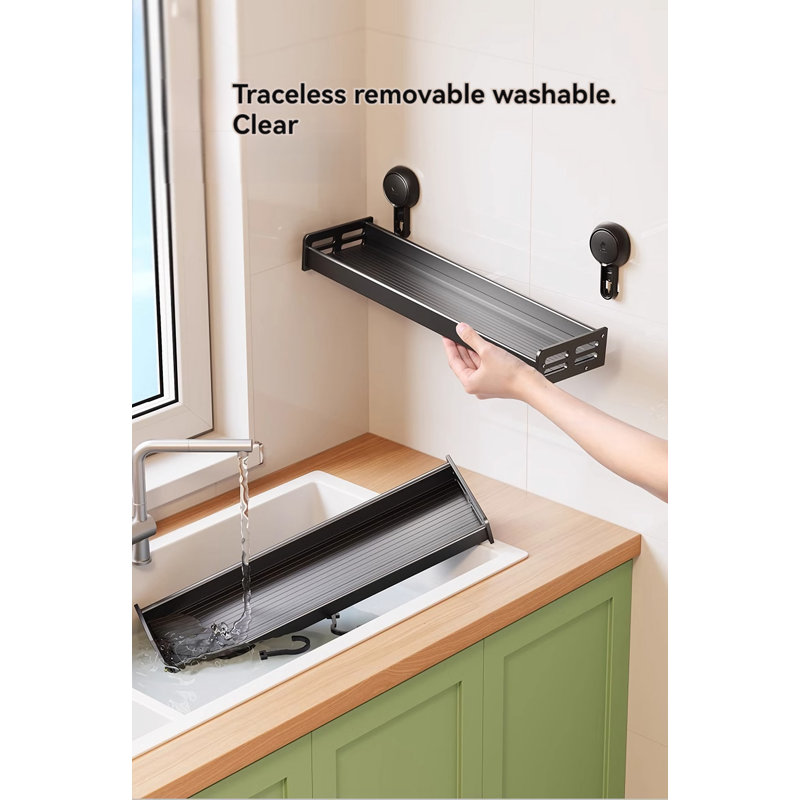 Multi Functional Wall Mounted Kitchen Storage Rack, 2.16" H x 11.81" W x 6.49" D