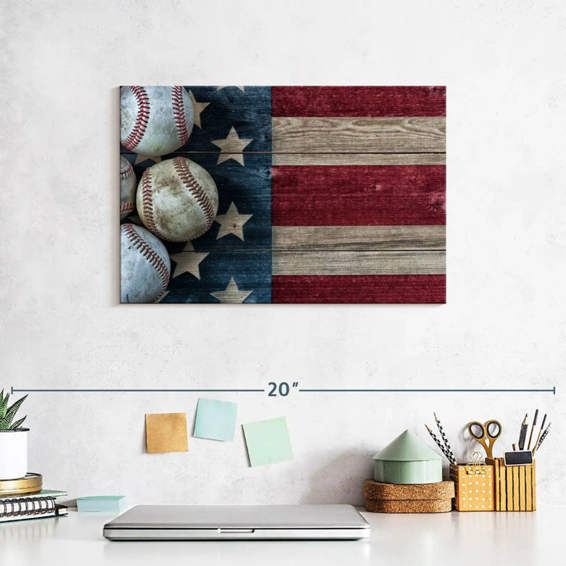 Borges American Baseball, 8" H x 12" W
