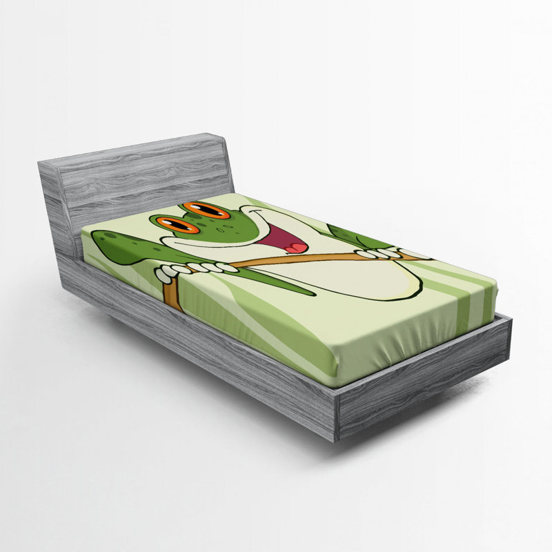 Microfiber Fitted Sheet, Twin XL Fitted Sheet, Green