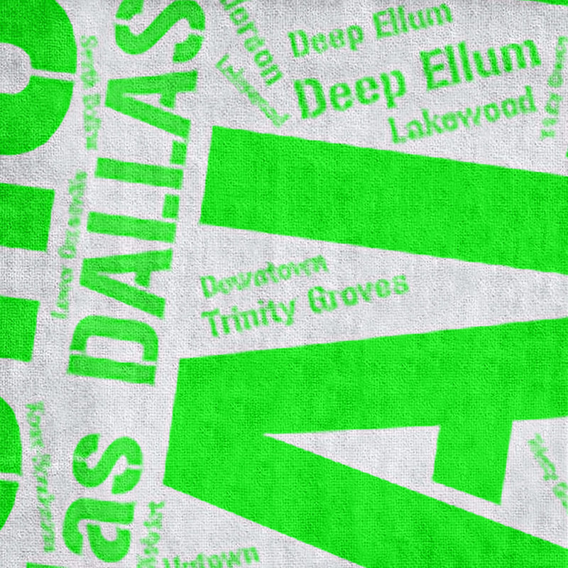 Bath Towel, Green, Microfiber, Dallas