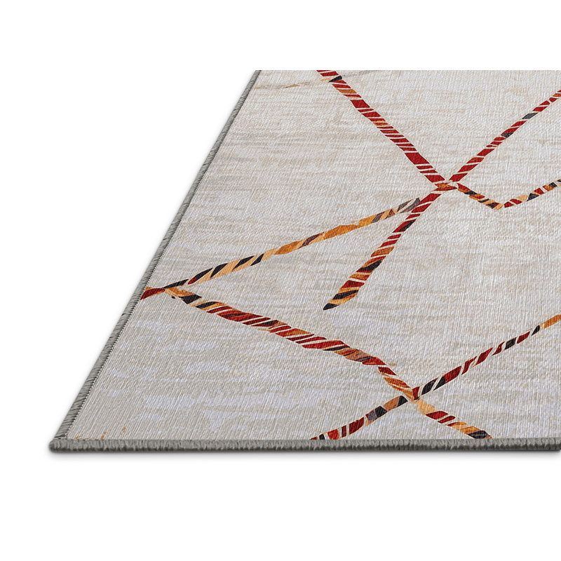 Machine Washable Gray Area Rug