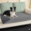 Housses de canapé imperméables pour chiens lavables, housses de canapé réversibles pour animaux domestiques pour canapé à 3 coussins