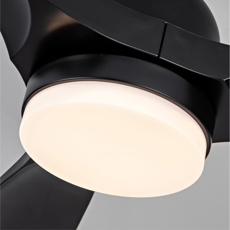 Ventilateur de plafond encastré noir Hot Lights