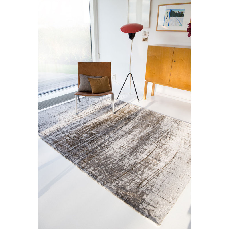 Mad Men Griff Machine Woven Beige Indoor Rug, Rectangle 140 x 200cm