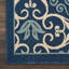 Tapis bleu marine traditionnel Janyce-989493358