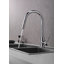 Robinet de cuisine à poignée simple en acier inoxydable-49716733
