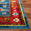 Tapis bleu / rouge Drumawillin Southwestern-207658976