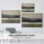 Paysage rétro - CCVXCIV - Toile tendue avec châssis-1207302872-1207284887
