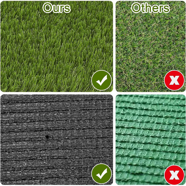 Construction Turf Rug Red SHACOS Artificial Grass Turf Rugs and Rolls & Reviews | Wayfair